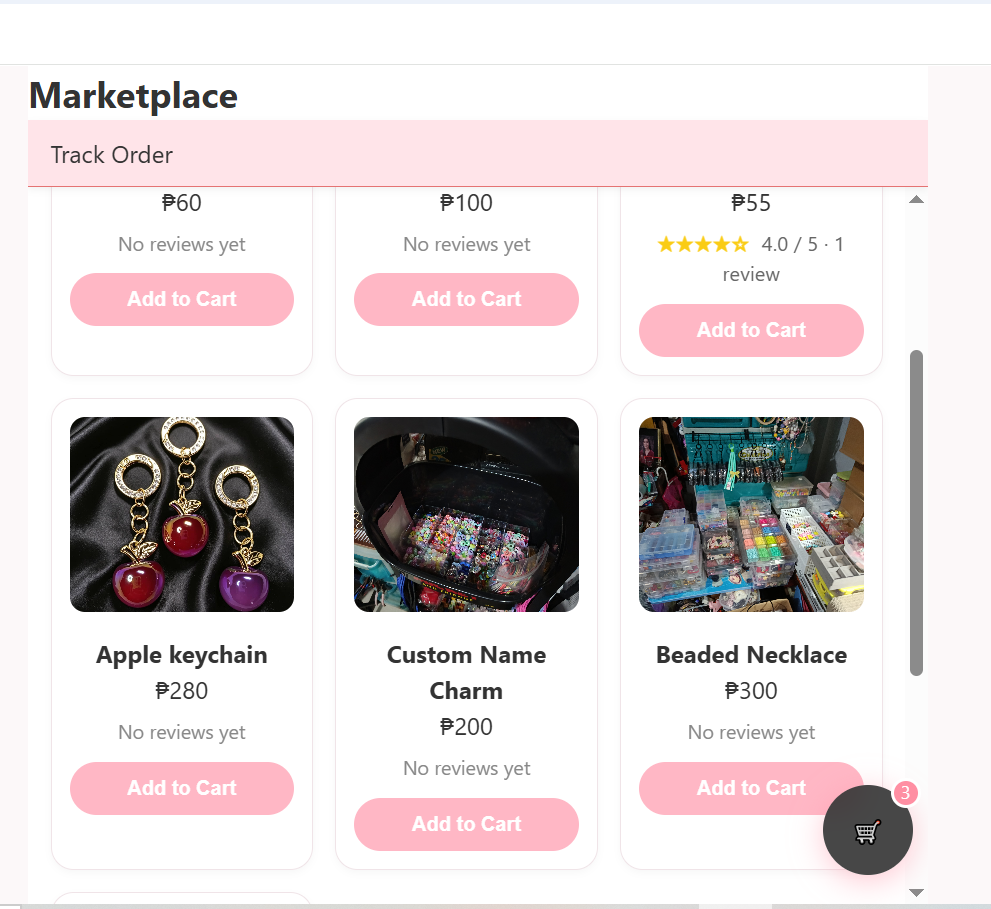 Marketplace product listing screenshot
